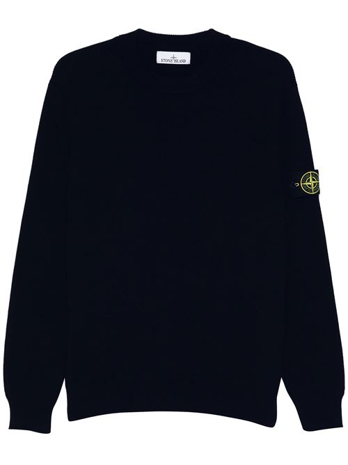 Navy blue knitwear STONE ISLAND | 155100054S00D8V0020